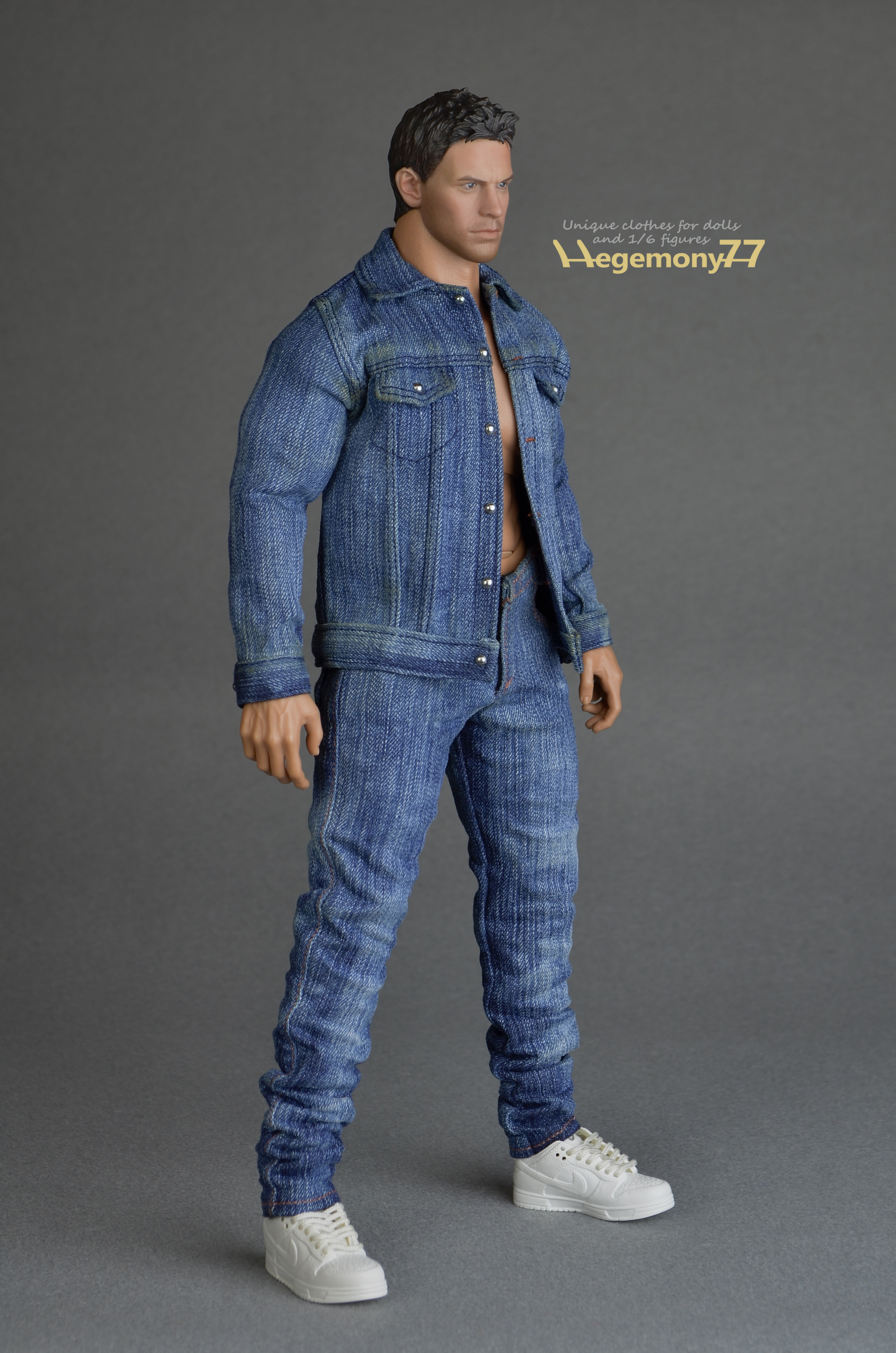 Dark blue jeans L07-51 1/6 scale action figure.
